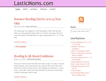 Tablet Screenshot of lasticmoms.com